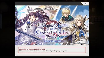 Another Eden 2.11.700 Mythos: The Apex of Logic & Cardinal Scales Final Chapter! ES Suzette, Free 5*