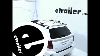 etrailer | Thule AeroBlade Crossroad Roof Rack Installation - 2008 Pontiac Vibe
