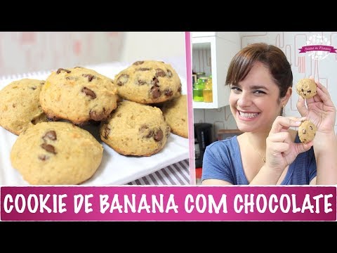 Vídeo: Biscoito De Chocolate Com Banana