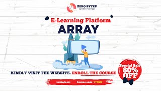 Data Structures & Algorithms - Array [Zero Bytes | Visual Learning]