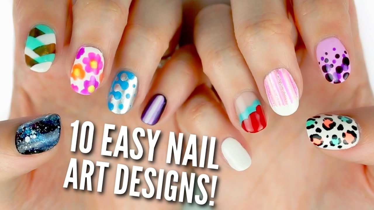 Dripping Paint Nail Art Design - Colorful Tutorial Nail Polish Designs Kids  Video Pop nail At Home | SuperWowstyle Video | Beautylish