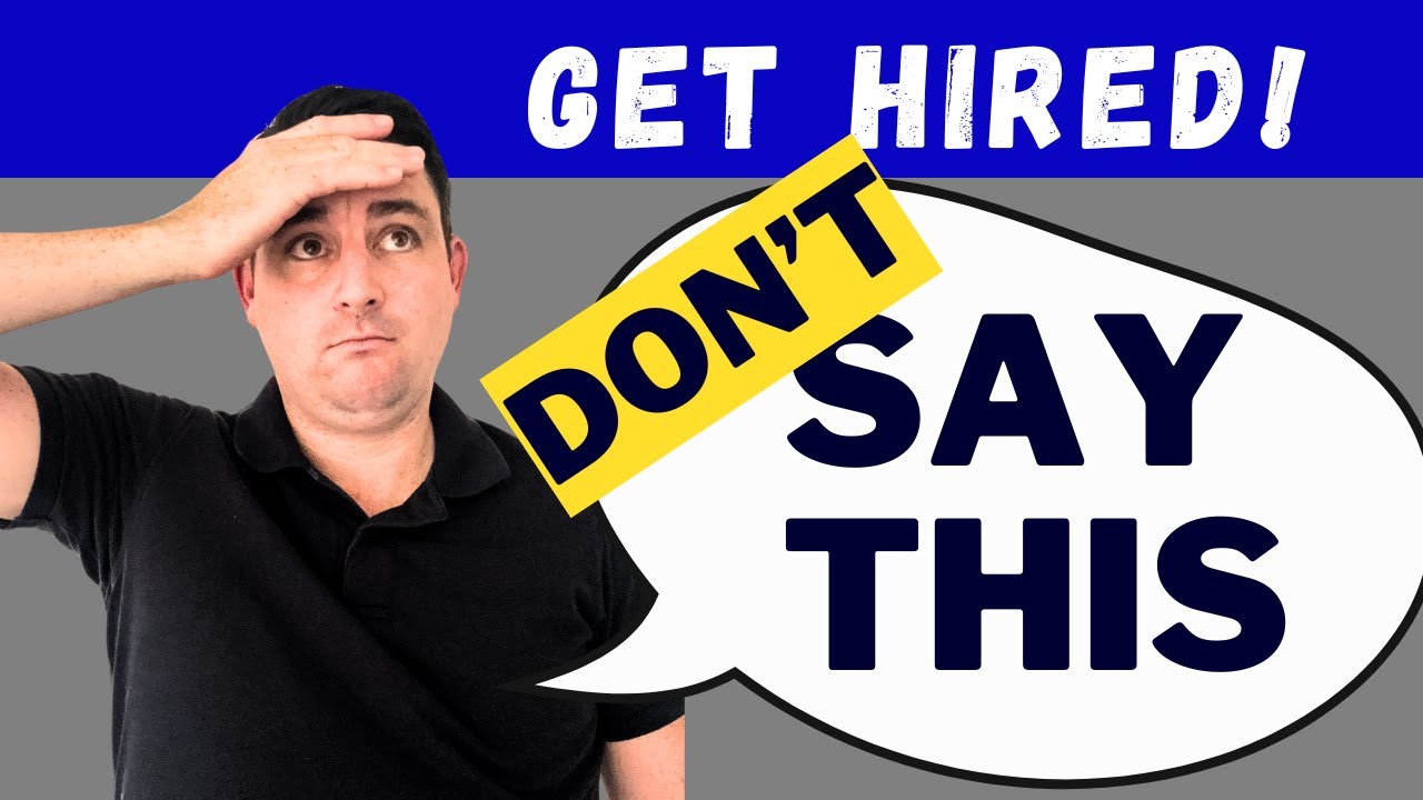 The 5 WORST Weaknesses to Say in an Interview