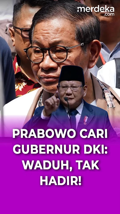 Prabowo Cari Gubernur DKI Pramono: “Waduh, Tak Hadir. Coba Diselidiki