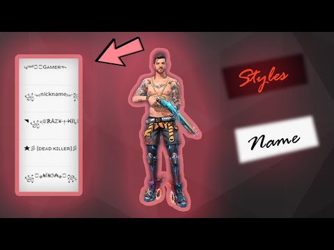 Free Fire How To Change Name In Stylish Fonts With Design Youtube