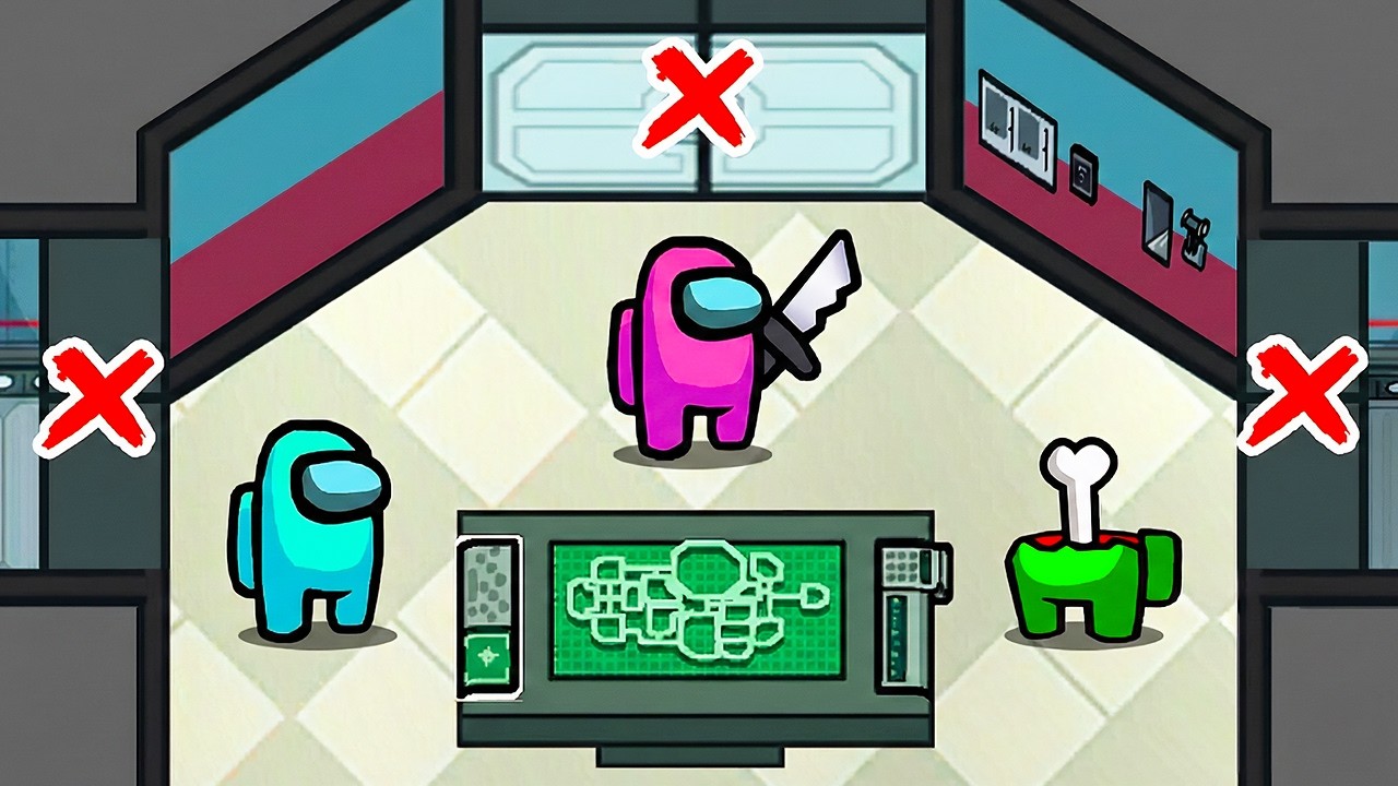 AMONG US ma NON PUOI ENTRARE nella STESSA STANZA!