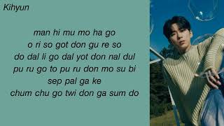 YOO KIHYUN (MONSTA X) YOUTH Easy Lyrics