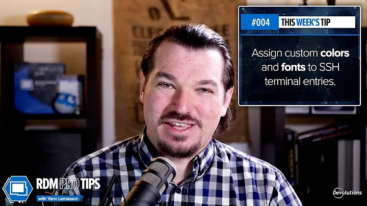 Assign Custom Fonts and Colors to SSH Sessions in Remote Desktop Manager - RDM Pro Tip 004