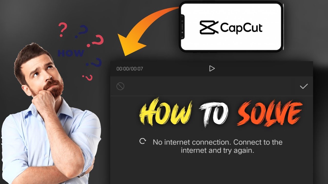 cap cut no internet connection problem.. how to fix problem cap cut ...