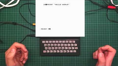 Hjalfi programs a ZX81