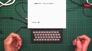 Hjalfi programs a ZX81