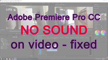 Adobe Premirer Pro CC No Sound on MOV files Fixed