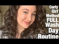 Curly Girl Method - Wash Day Routine Using DevaCurl and Briogeo