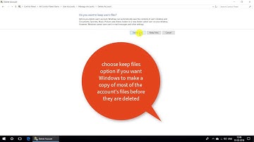 Method 1 : Delete Windows 10 user account using (uncateogorized) Control Panel