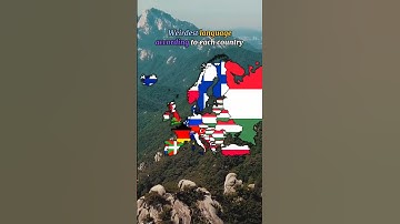 Weirdest language according to each country