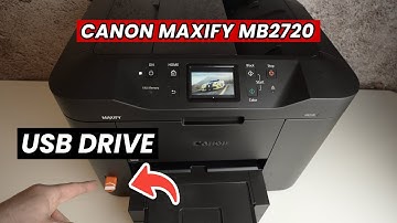 Canon MAXIFY MB2720 : How to Print & Scan From USB Drive