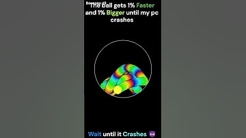 Watching a ball bounce until my PC crashes#adhd #art #bouncingball #physics #satisfying #viralvideo