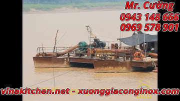 Máy bơm hút bùn, cát, trầm tích công suất lớn - vinakithen.net