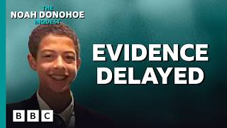 The Noah Donohoe Inquest: 43. Evidence delayed