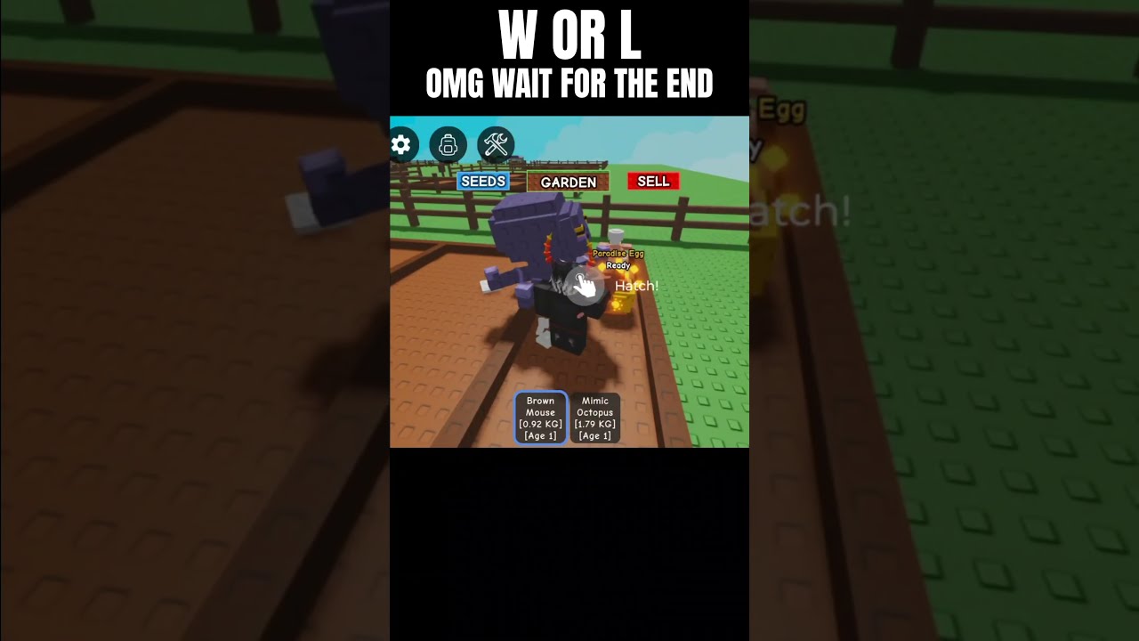OMG NO WAY I GOT IT Growagarden Growagardenupdate Roblox