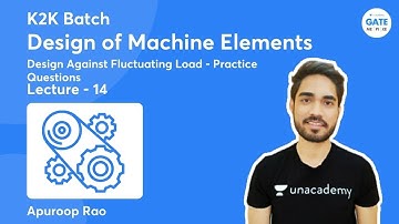 Design of Machine Elements | L:14 | Design Against Fluctuating Load - Practice Questions