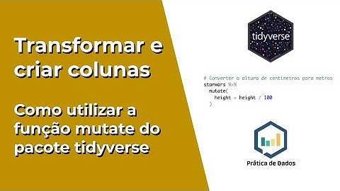 #3 Como criar e transformar colunas | Transformação de dados com tidyverse/dplyr