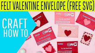 DIY Felt Valentines Envelope Décor
