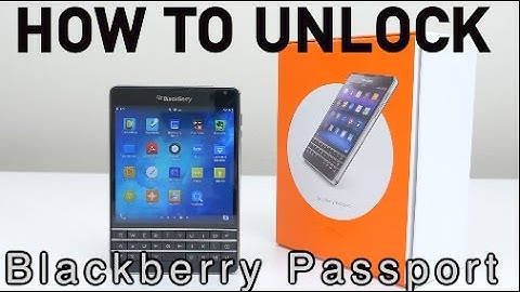 How to Unlock Blackberry Passport on ANY NETWORK (AT&T, Vodafone, Bell, O2, Telus, ETC)