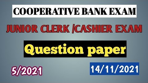 CSEB - Junior Clerk Exam/ഇന്ന് നടന്ന പരീക്ഷ  ചോദ്യപേപ്പർ. Ep:266