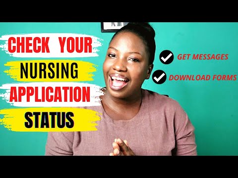 How to Check Your Nursing  Application Status and All Other Things You Need