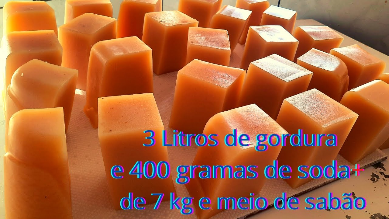 Sabão caseiro receita-Sabão barato e econômico -de qualidade - YouTube