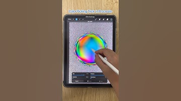 Color picking trick in Procreate #ipad #shorts #procreate #digitaldrawing
