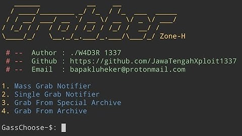 Tools Mass Grabber Zone-H & How To Use