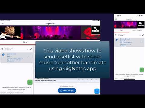 GigNotes - how