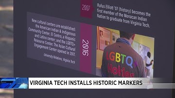 Virginia Tech installs historical markers on campus