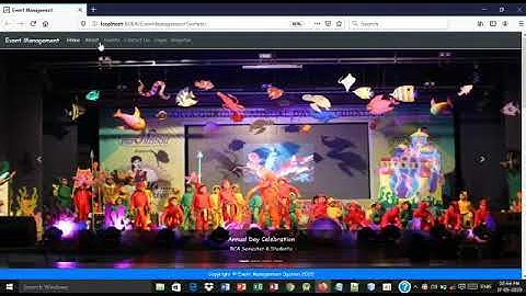 #project on Event Management System