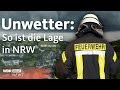 Unwetter in NRW: Warnung vor Gewitter, Starkregen und Orkanböen | WDR Aktuelle Stunde