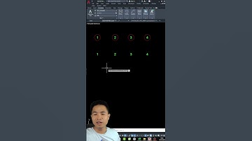 Tạo đường tròn bao quanh Text nhanh trong AutoCAD #autocad