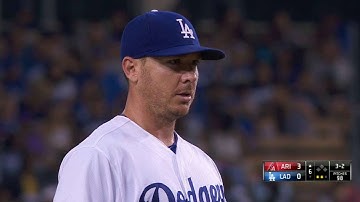 ARI@LAD: Kazmir whiffs Tomas to strike out the side