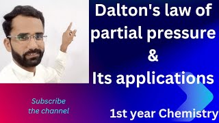 Dalton's law of partial pressures
