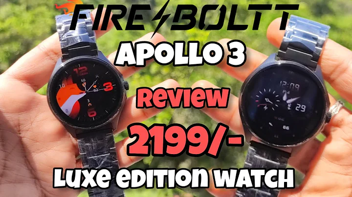 Fire-boltt Apollo 3 🔥 Unboxing & review | Amoled luxe edition smartwatch 2023 | Fireboltt Apollo 3