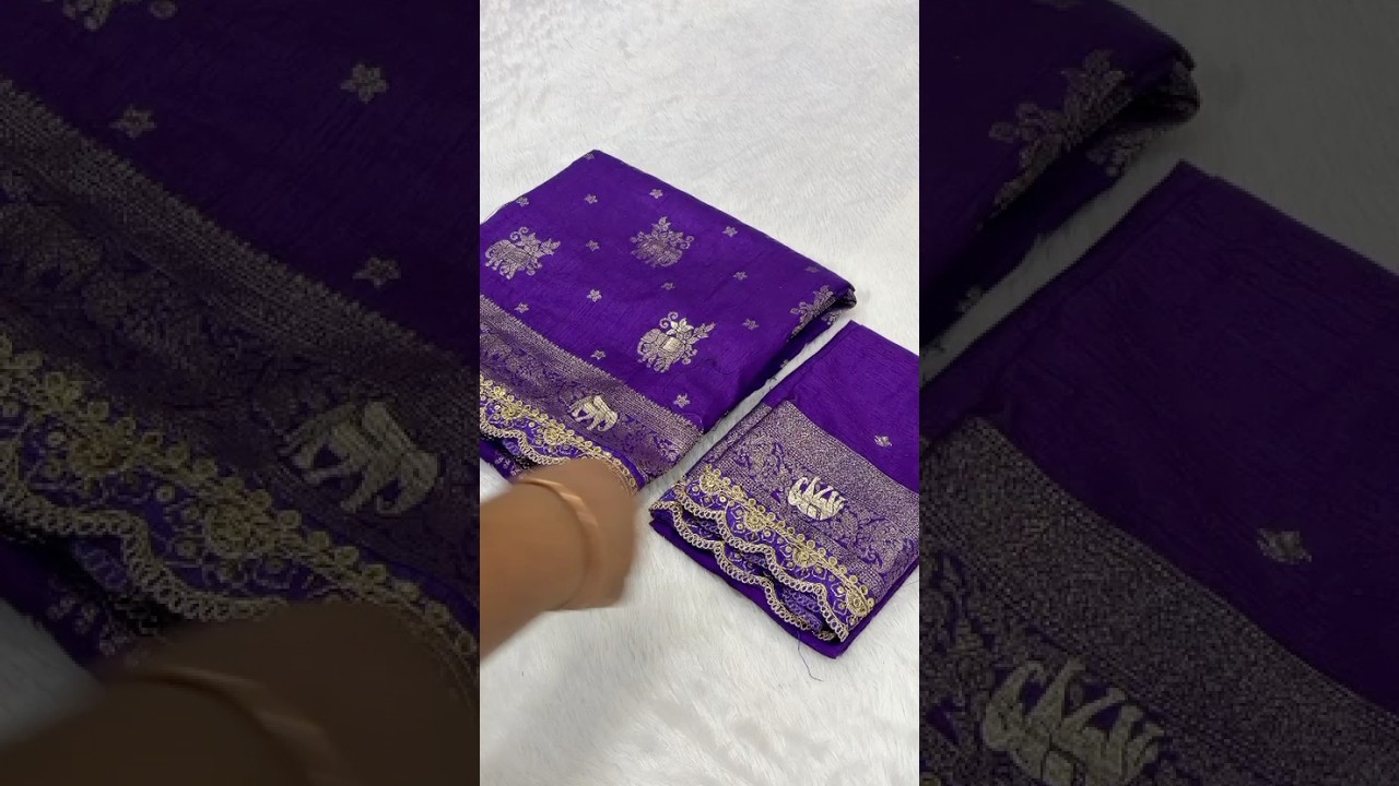 Pure Khadi Dolla Cotton Designer Bridal Saree with Sabyasachi Scallop Border