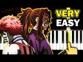 Infinity Castle Entrance - Demon Slayer: To the Hashira Training - VERY EASY Piano tutorial