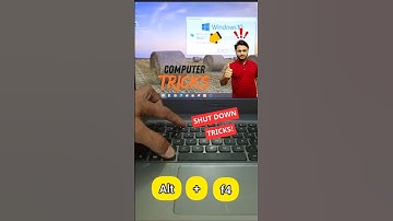 ✔ Computer Shut-Down Tricks❗#computertricks #computertips #shutdown #computer #viralshorts #techhome