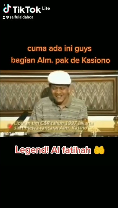 wartawan terakhir wawancara Kasino