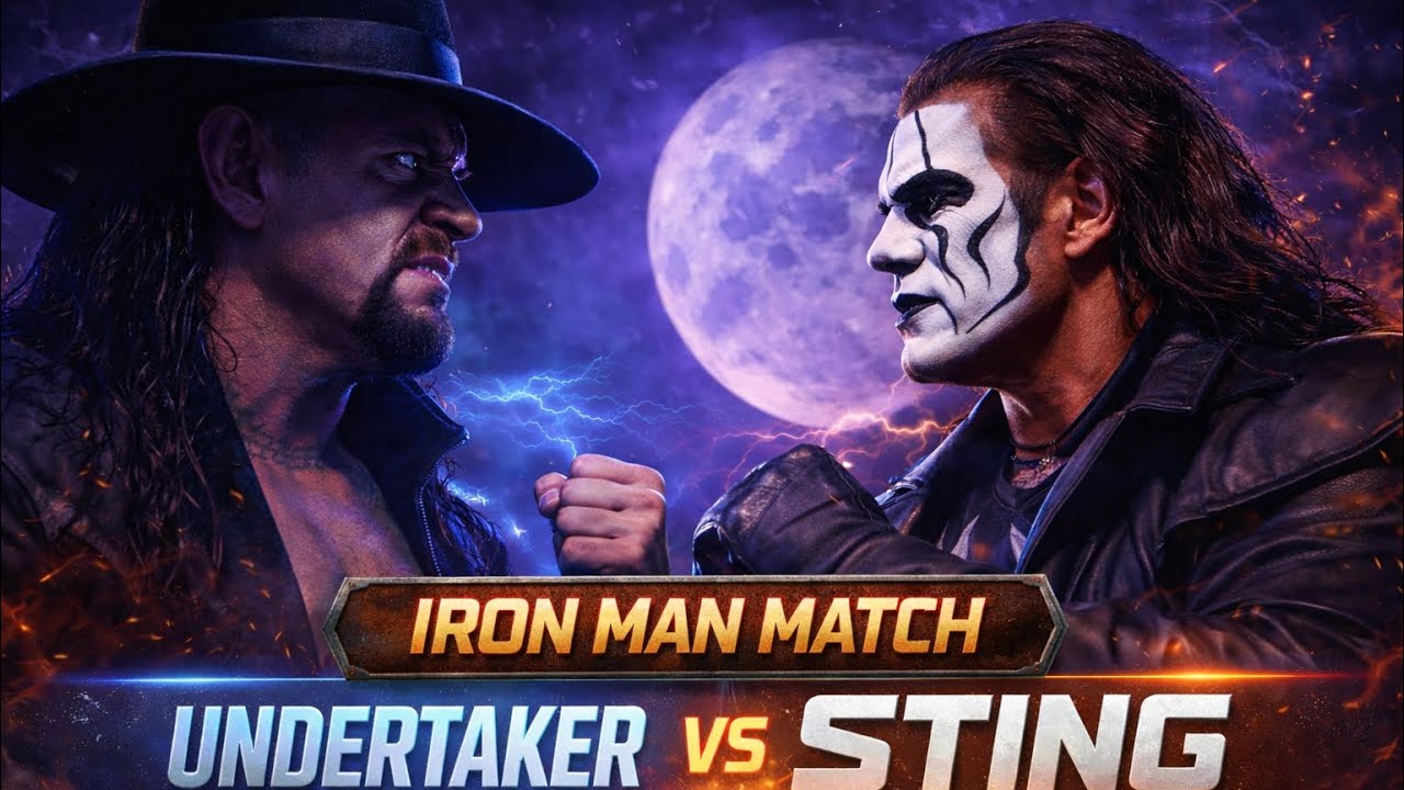 WHAT IF Undertaker Faced Sting? | Iron Man Match | Ultimate Dream Match
