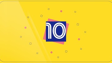 Minimalistc reveal numbers countdown orange HD | Minimal counting 10-0