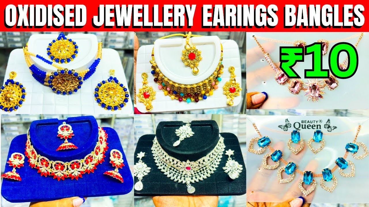भुलेश्वर मुंबई ।Jwellery Wholesale Market In Mumbai | Earrings,Bracelet,necklace set Starting 13₹