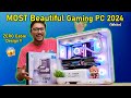 Msi project zero  all white gaming pc build with i9 14900k  rtx 4070 ti 