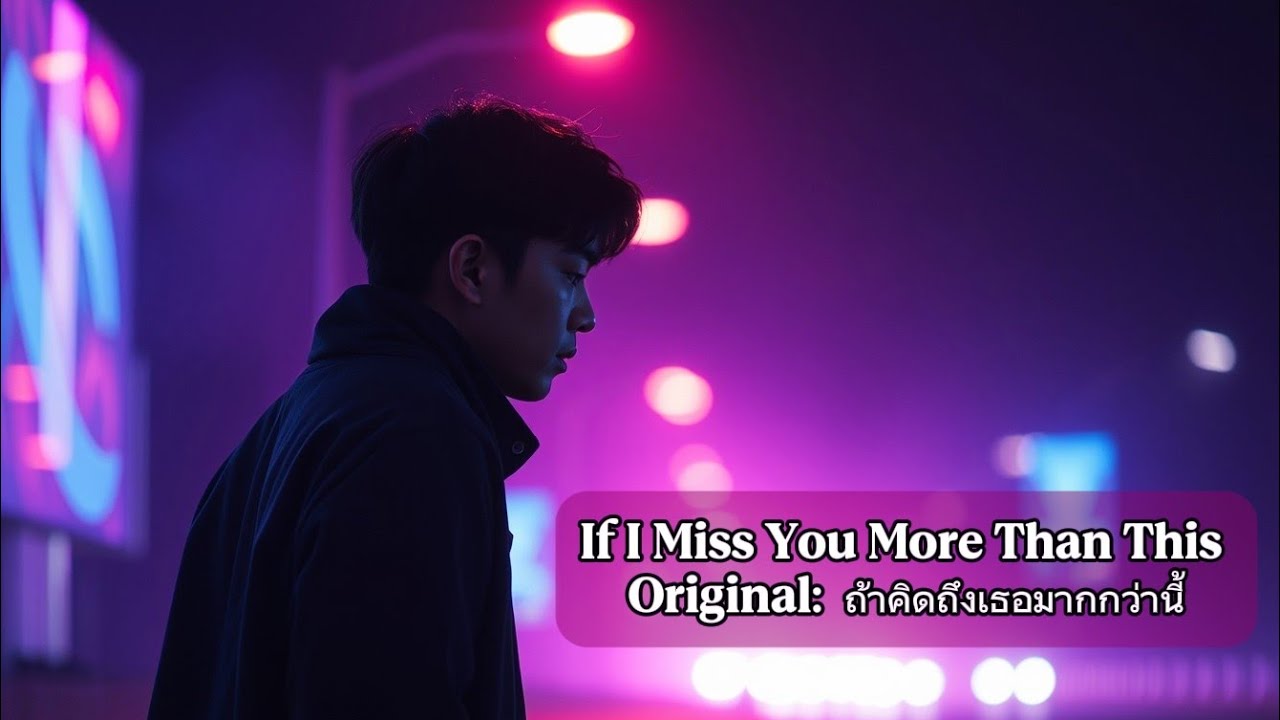 If I Miss You More Than This | Original by Jern Jern Boonsoongnern | 