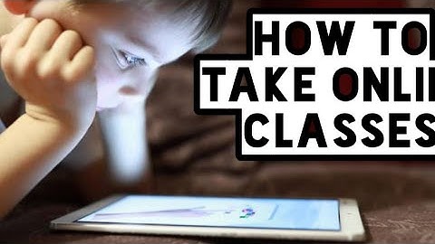 How to take online classes from MY IUB